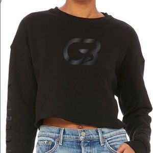 Cyclebar cropped sweatshirt